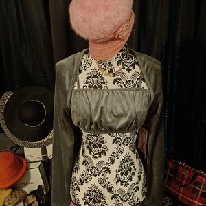 Elegant Gray Women's Jacket